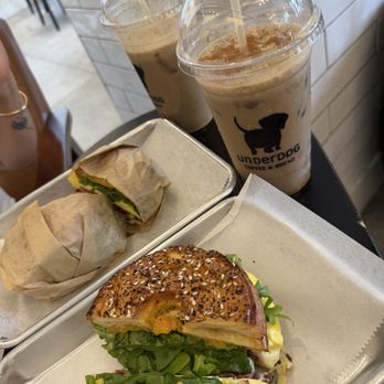 Underdog Coffee & Bread - Crogel sandwich, Teddy's No 1, Iced banana latte - Breakfast & Brunch Near Me - Annandale, Virginia Underdog Coffee & Bread - Crogel sandwich, Teddy's No 1, Iced banana latte - Breakfast & Brunch Near Me - Annandale, Virginia