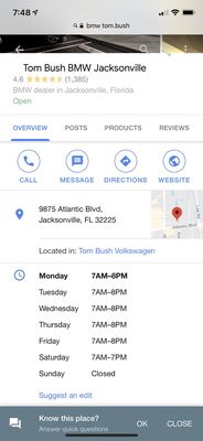TOM BUSH BMW JACKSONVILLE - Updated December 2025 - 59 Photos & 182 ...