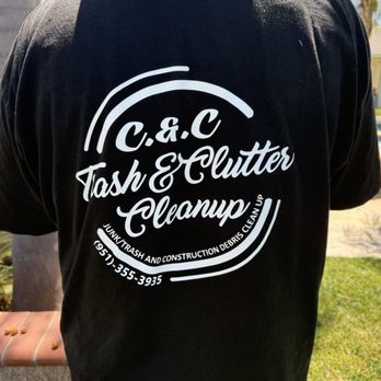 C&C Trash & Clutter Cleanup - C & C Trash & Clutter Cleanup Service logo tee - Junk Removal & Hauling Near Me