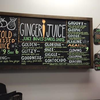Ginger Juice - Juice Bars & Smoothies Near Me - Richmond, Virginia
