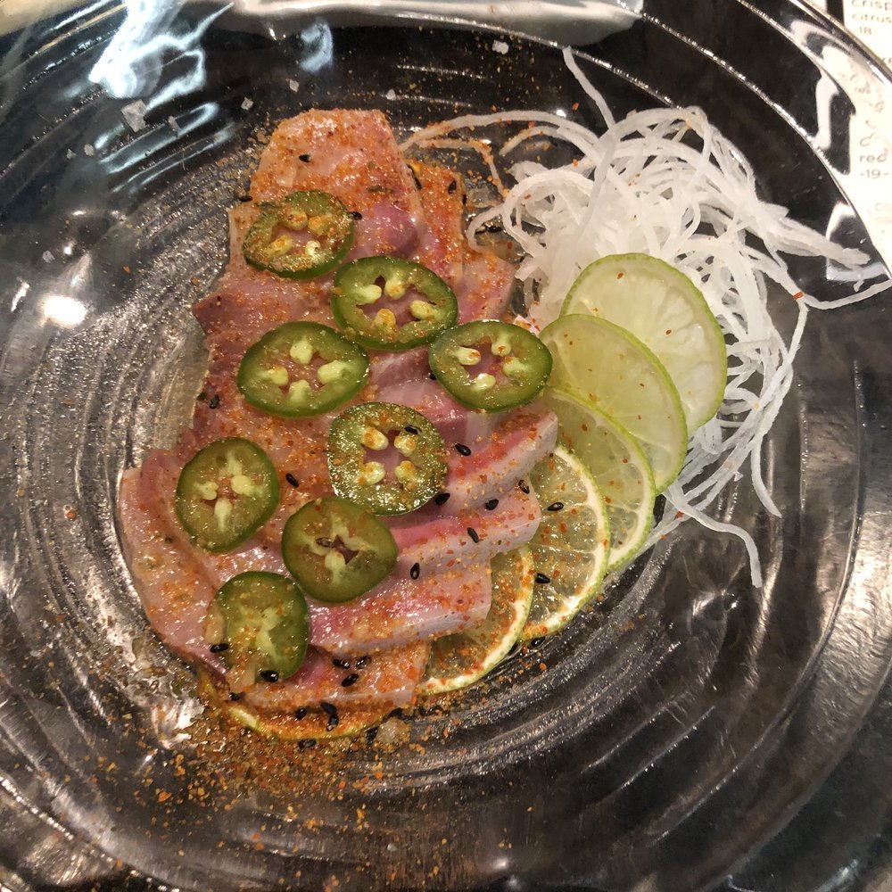 Spicy combatchi - eat the limes slices w the fish