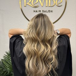 Revibe Hair Salon - After photo when I got my hair done.