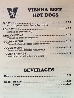 Menu photo 1 Long Wongs Scottsdale, AZ Menu photo 1 Long Wongs Scottsdale, AZ