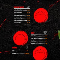 Cortez Social & Venue - Menu