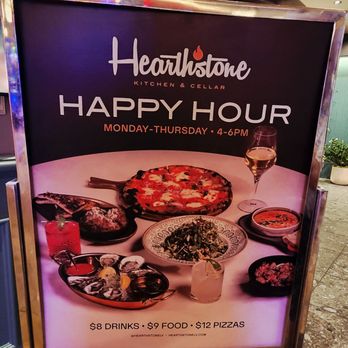 Hearthstone Kitchen & Cellar - Happy Hour visual says it all! - New American Near Me - Las Vegas, Nevada