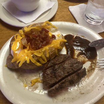 Texas Roadhouse - Loaded Baked Potato and 6oz Sirloin - Steakhouses Near Me - Phoenix, Arizona Texas Roadhouse - Loaded Baked Potato and 6oz Sirloin - Steakhouses Near Me - Phoenix, Arizona