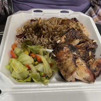 Jamaican Jerk Stop - Jerk Chicken Plate - Caribbean Near Me - McAllen, Texas Jamaican Jerk Stop - Jerk Chicken Plate - Caribbean Near Me - McAllen, Texas