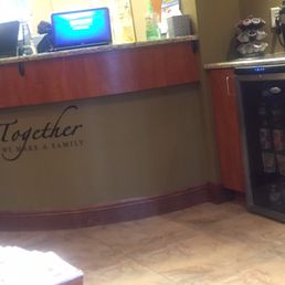 Lobby area with motto