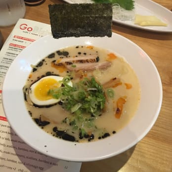 GoBistro - Tonkoshu Ramen Bowl, pork belly, nitamago egg, scallion, bamboo - Sushi Bars Near Me - Hollywood, Florida GoBistro - Tonkoshu Ramen Bowl, pork belly, nitamago egg, scallion, bamboo - Sushi Bars Near Me - Hollywood, Florida