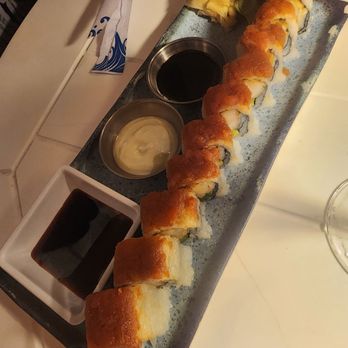 U-Tiki Beach - Rainbow sushi roll - Seafood Near Me - Jupiter, Florida U-Tiki Beach - Rainbow sushi roll - Seafood Near Me - Jupiter, Florida