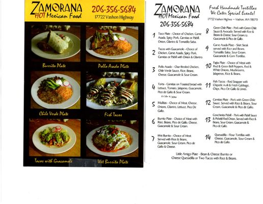 Menu photo 1 Zamorana Vashon, WA