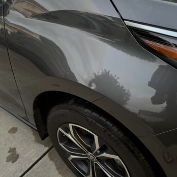 Auto Dent Removal - Before angle #3 - Mobile Dent Repair Near Me - San Diego, California