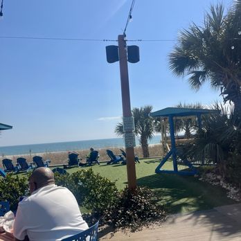 Bummz Beach Cafe - View from our table - Cafes Near Me - Myrtle Beach, South Carolina