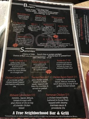 Menu photo 4 Jonesy's Local Bar & Grill Hudson, WI