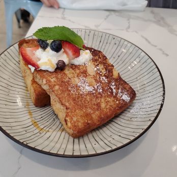 Fig & Ginger - French Toast, was a little too soft for my wife's taste but it had good flavor. - Breakfast & Brunch Near Me - Honolulu, Hawaii Fig & Ginger - French Toast, was a little too soft for my wife's taste but it had good flavor. - Breakfast & Brunch Near Me - Honolulu, Hawaii