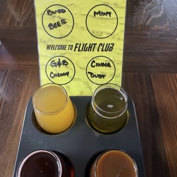 Snafu Brewing Company - From left to right: Budderbeer, Mint Mojito, Garnet & Black Cherry, & Cinna Duster (Stout) - Breweries Near Me - North Charleston, South Carolina Snafu Brewing Company - From left to right: Budderbeer, Mint Mojito, Garnet & Black Cherry, & Cinna Duster (Stout) - Breweries Near Me - North Charleston, South Carolina