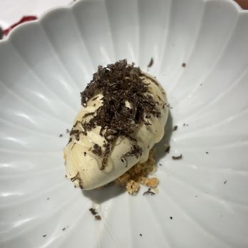 Margotto Hawaii - Dessert with truffle shavings on top. - French Near Me - Honolulu, Hawaii Margotto Hawaii - Dessert with truffle shavings on top. - French Near Me - Honolulu, Hawaii
