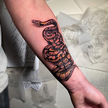 Tattoo Ritual - Snake tattoo I've done at tattoo ritual farmingdale NY ! - Tattoo Near Me - Farmingdale, New York Tattoo Ritual - Snake tattoo I've done at tattoo ritual farmingdale NY ! - Tattoo Near Me - Farmingdale, New York