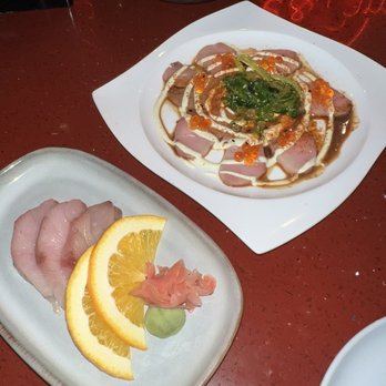 Azalea - Yellowtail sashimi and another yellowtail dish - Asian Fusion Near Me - San Juan, Puerto Rico