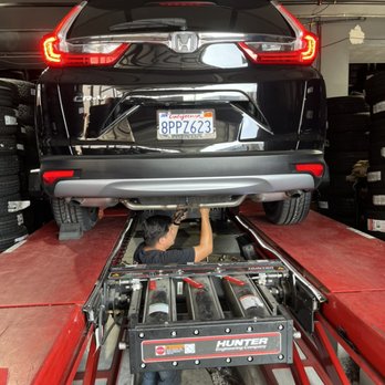 A Plus Tire Club - Are specialist Christian working on an Alignment from a customer who messaged us on Yelp! - Tires Near Me - Santa Ana, California A Plus Tire Club - Are specialist Christian working on an Alignment from a customer who messaged us on Yelp! - Tires Near Me - Santa Ana, California