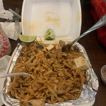 Thai Café - Chicken Pad Thai to go! Yummm - Thai Near Me - Durham, North Carolina Thai Café - Chicken Pad Thai to go! Yummm - Thai Near Me - Durham, North Carolina
