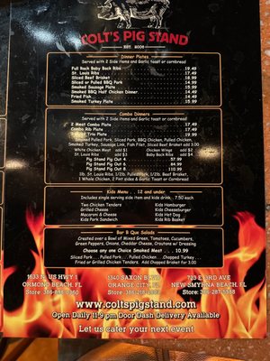 Menu photo 4 Colt's Pig Stand New Smyrna, FL Menu photo 4 Colt's Pig Stand New Smyrna, FL