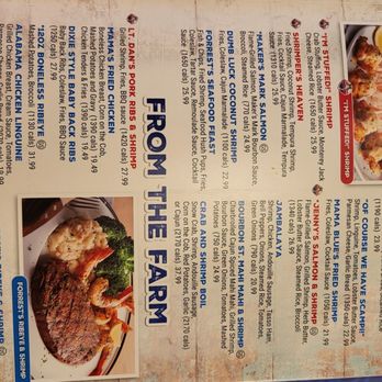 Bubba Gump Shrimp - Entrees menu - Seafood Near Me - Laughlin, Nevada