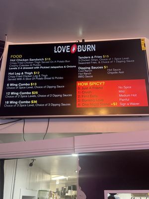 Menu photo 7 Love Burn San Francisco, CA Menu photo 7 Love Burn San Francisco, CA