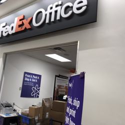 FedEx Office Print & Ship Center - The Front Sign and Entrance