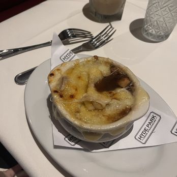 Hyde Park Prime Steakhouse - onion soup - Steakhouses Near Me - Sarasota, Florida