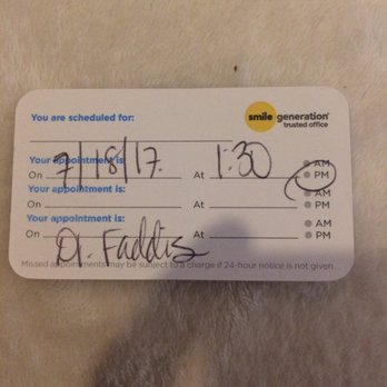 Canyon Pointe Dental Group - The proof is on the card!! I don't understand how they can say they never book my appointment when they clearly did...! - General Dentistry Near Me - Las Vegas, Nevada Canyon Pointe Dental Group - The proof is on the card!! I don't understand how they can say they never book my appointment when they clearly did...! - General Dentistry Near Me - Las Vegas, Nevada