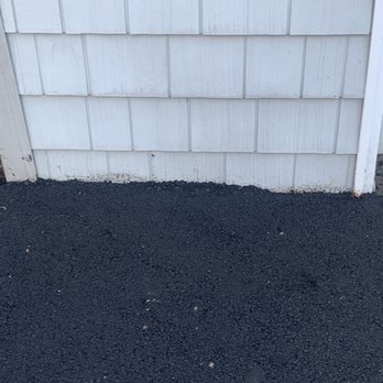 EMC Paving - Asphalt pushed up against siding -sloppy job - Masonry/Concrete Near Me EMC Paving - Asphalt pushed up against siding -sloppy job - Masonry/Concrete Near Me
