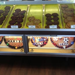 some of the cookies in the case