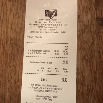 Weinstube Kleine Traube - Wine Bars Near Me - Esslingen, BW