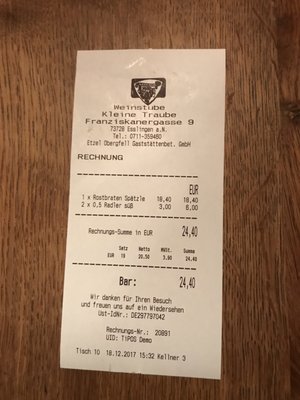 Menu photo 3 Weinstube Kleine Traube Esslingen, BW