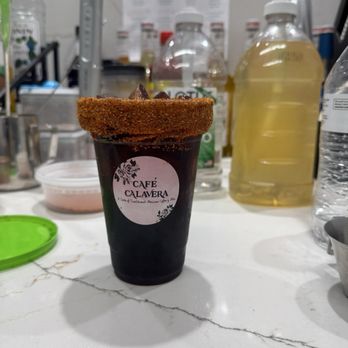Cafe Calavera - Jamaica w/ chamoy & tajin rum - Cafes Near Me - Henderson, Nevada Cafe Calavera - Jamaica w/ chamoy & tajin rum - Cafes Near Me - Henderson, Nevada