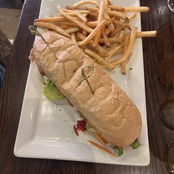 Kingfish Kitchen & Cocktails - Village l'Est BBQ Shrimp Po-Boy - Cajun/Creole Near Me - New Orleans, Louisiana