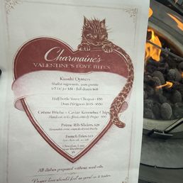 The menu