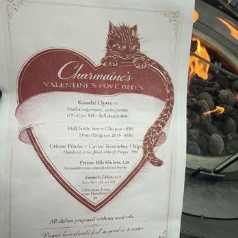 Charmaine’s - The menu - Lounges Near Me - San Francisco, California