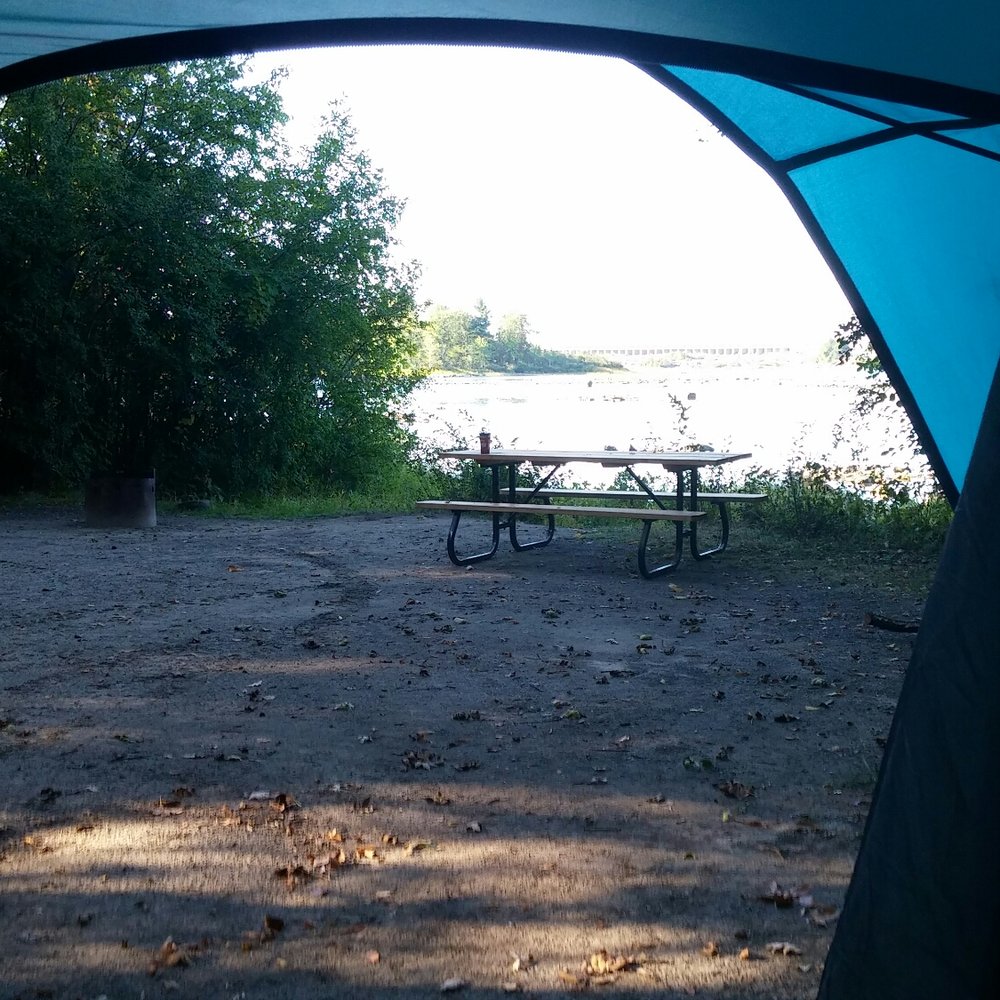 Fitzroy Provincial Park - View from our tent in the far back right corner of huge site #278 - Parks Near Me - Ottawa, Ontario