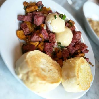 Stanley - Stanley's pastrami and corned beef hash with poached eggs, slices of toasted french bread and creole hollandaise. Pic taken by me - Breakfast & Brunch Near Me - New Orleans, Louisiana Stanley - Stanley's pastrami and corned beef hash with poached eggs, slices of toasted french bread and creole hollandaise. Pic taken by me - Breakfast & Brunch Near Me - New Orleans, Louisiana