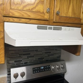 Ray’s Reliable Services - Before cleaning the thick layer on the stove hood - Office Cleaning Near Me - Hammond, Louisiana Ray’s Reliable Services - Before cleaning the thick layer on the stove hood - Office Cleaning Near Me - Hammond, Louisiana