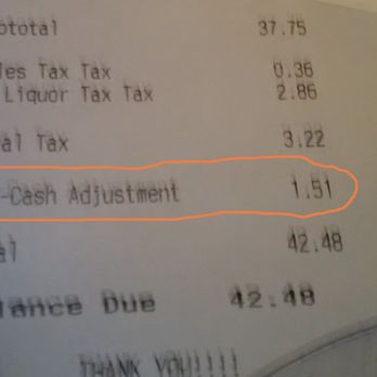 Stan & Joe's Saloon - "non-cash adjustment" surreptitiously added to check automatically, even if paying with cash. - Sports Bars Near Me - Annapolis, Maryland