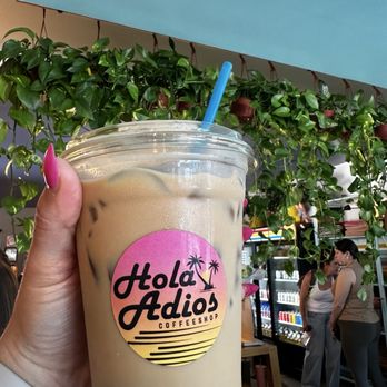 Hola Adios Coffeeshop - Iced Latte - Coffee & Tea Near Me - Costa Mesa, California