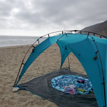 Thornhill Broome Beach - Our little pop up sun shade :) - Beaches Near Me - Malibu, California Thornhill Broome Beach - Our little pop up sun shade :) - Beaches Near Me - Malibu, California