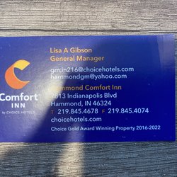 Comfort Inn gift card