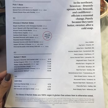 Dig Inn - Menu - New American Near Me - Brooklyn, New York