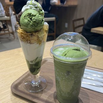 Nana's Green Tea - Matcha Mochi Parfait Matcha Latte - Desserts Near Me - Bellevue, Washington