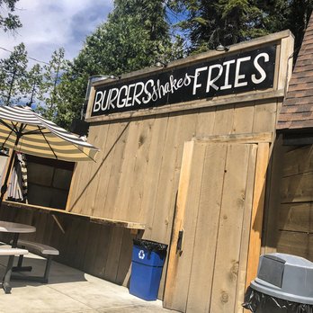 Hungry Hut - signage in the rear seating area - Burgers Near Me - Shaver Lake, California Hungry Hut - signage in the rear seating area - Burgers Near Me - Shaver Lake, California