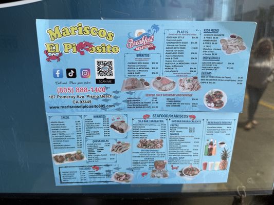 Menu photo 6 Mariscos El Picosito Pismo Beach, CA Menu photo 6 Mariscos El Picosito Pismo Beach, CA